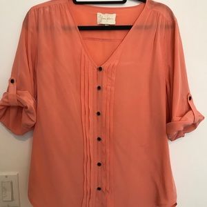 Yumi Kim coral blouse
